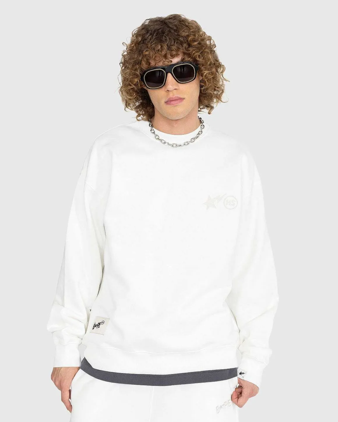Heavy Washed Crewneck Ivory