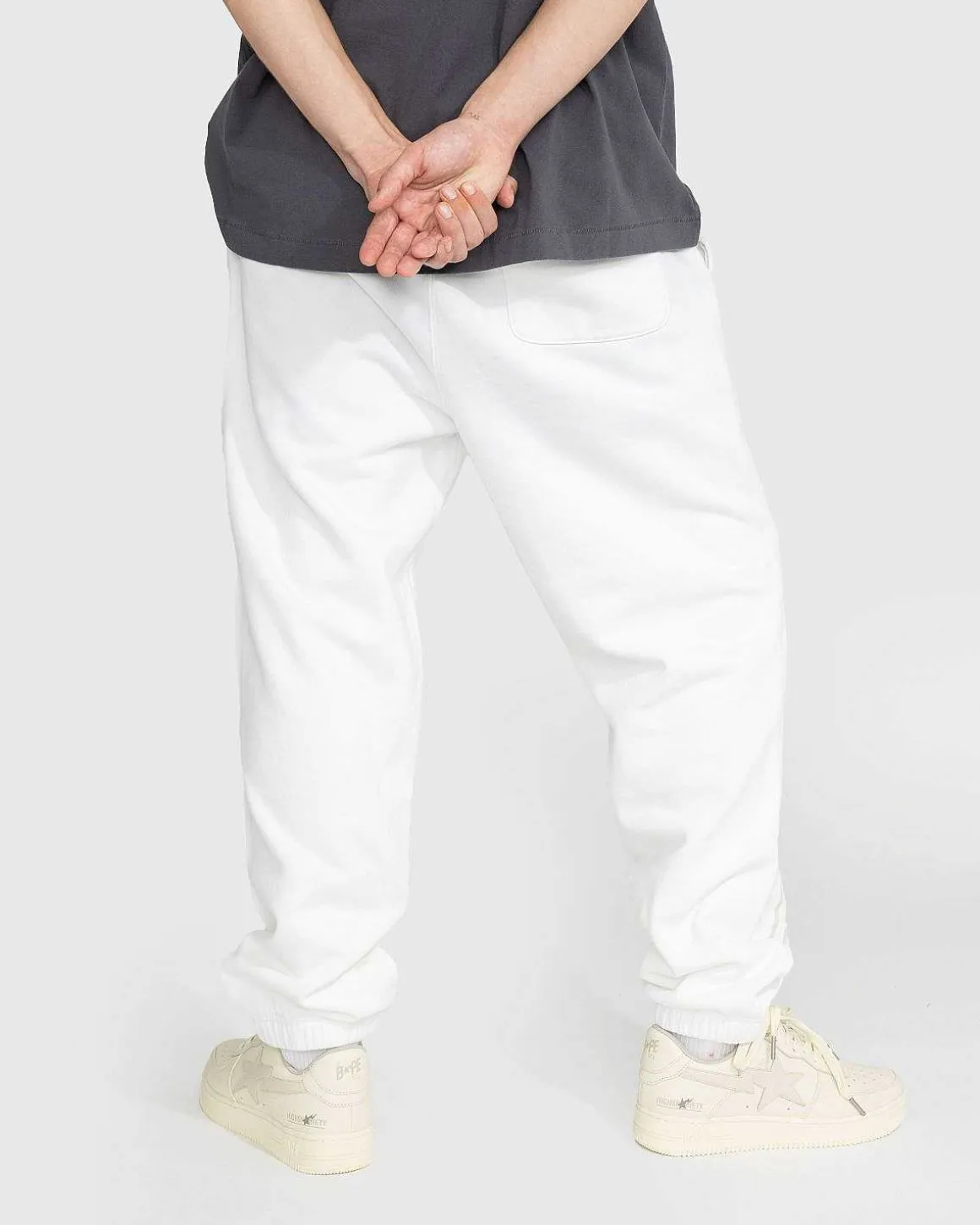 Heavy Washed Sweat Pants Ivory