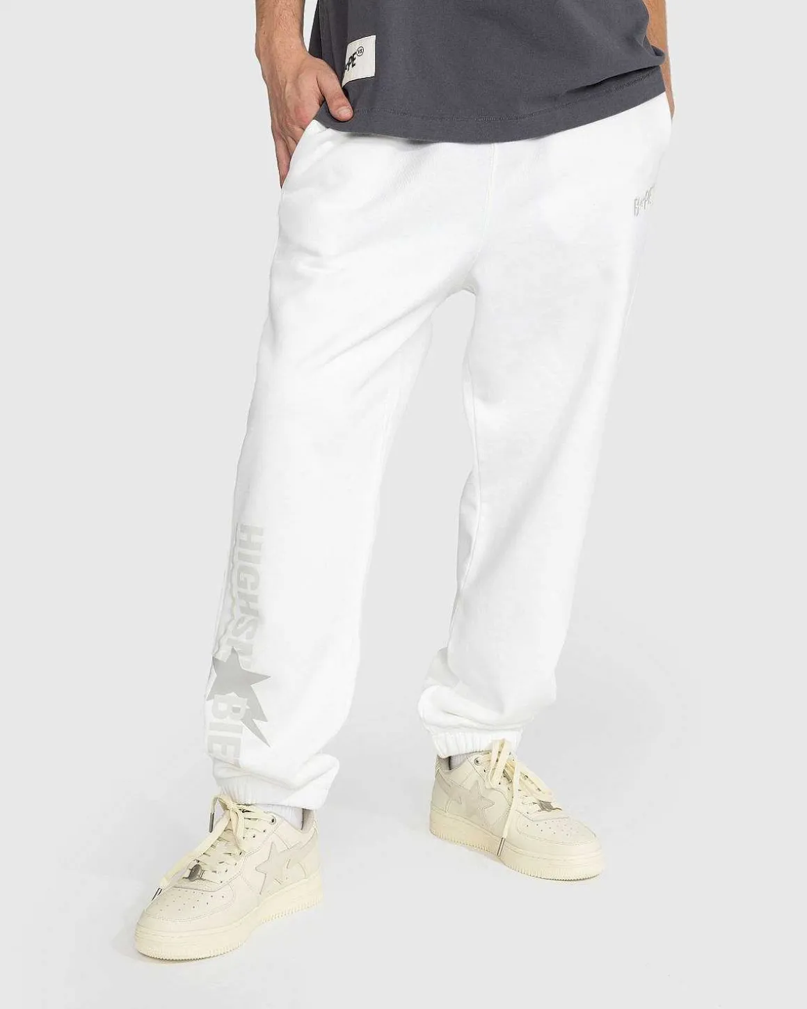 Heavy Washed Sweat Pants Ivory