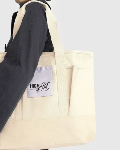 Highart Canvas Tote Bag Off-White