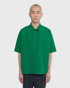 High Density Finx Linen Weather Shirt Gron