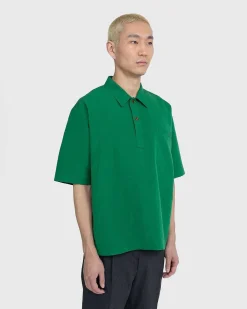High Density Finx Linen Weather Shirt Gron