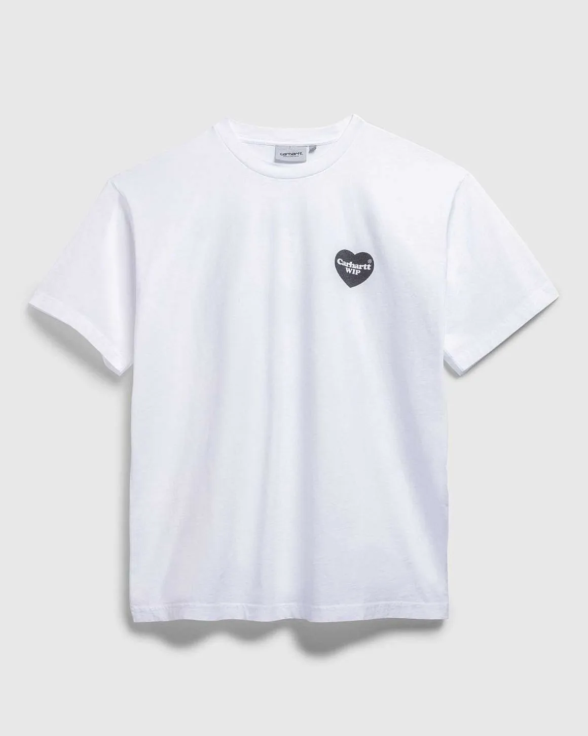 Hjerte Bandana T-Shirt Hvid/Sort/Stenvasket
