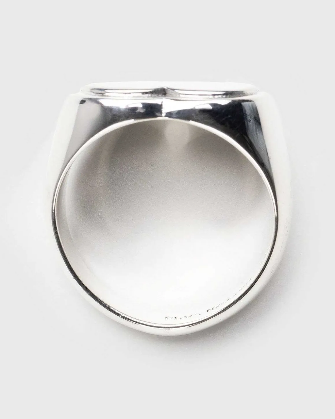 Hjerte Signet Ring Solv