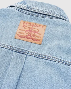 Hook And Eye Denim Shirt Ice Blue