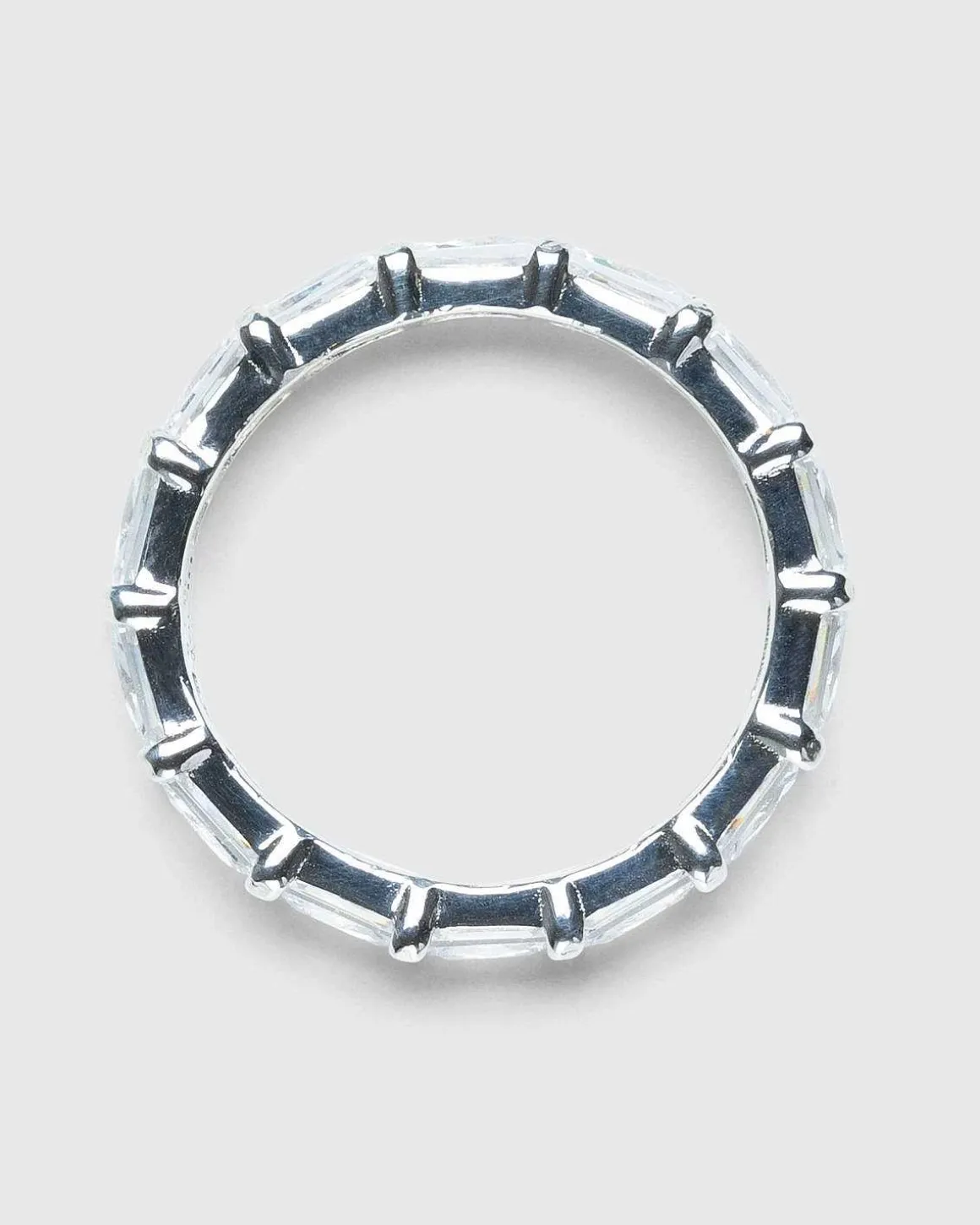 Horizon Eternity Ring Solv/Hvid