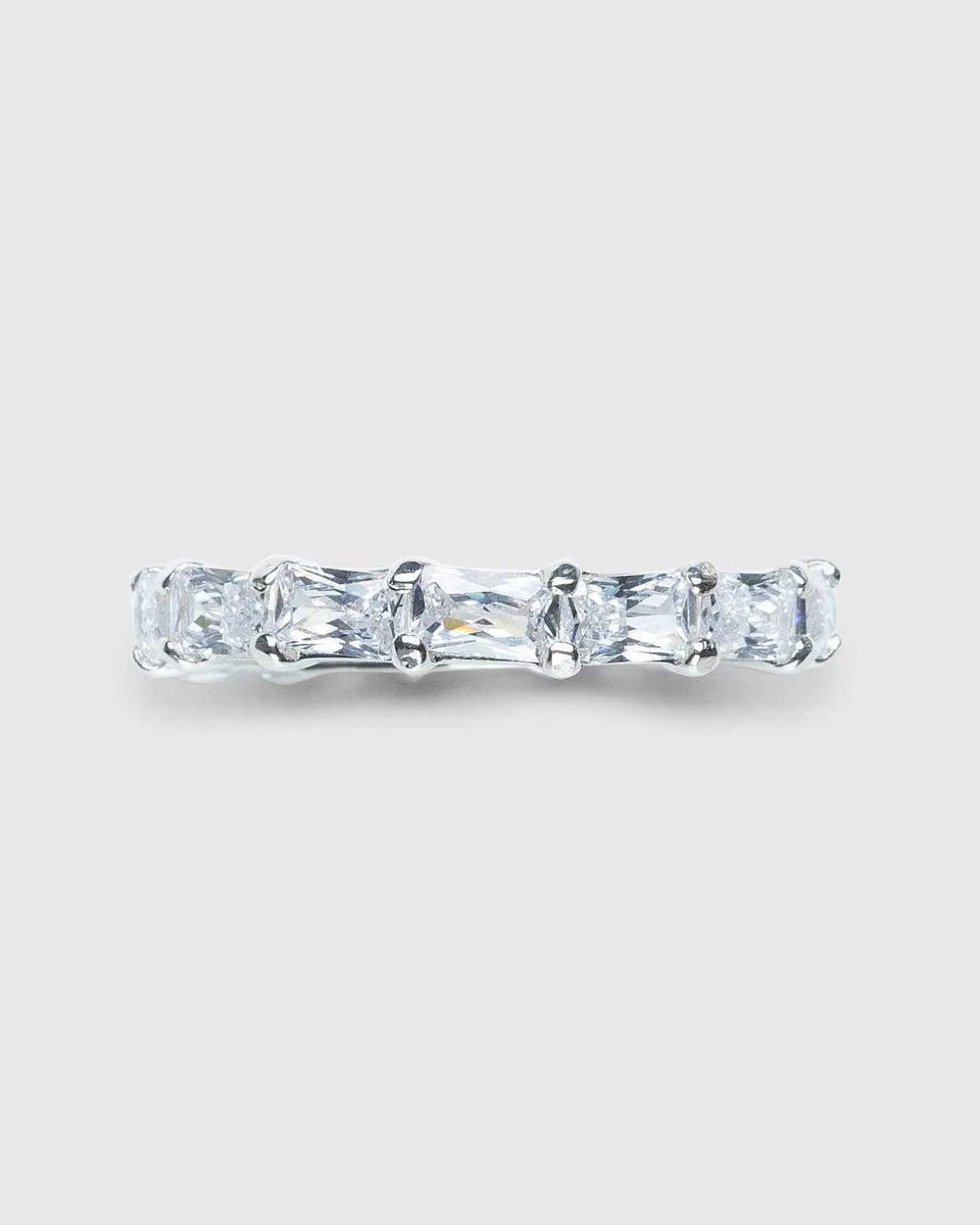 Horizon Eternity Ring Solv/Hvid