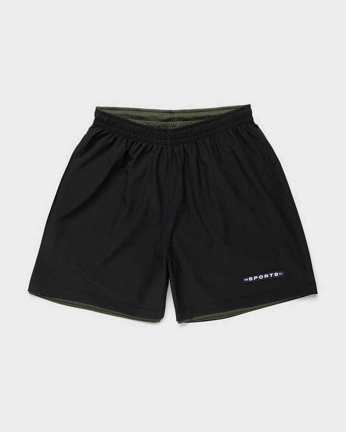 Hs Sports Reversible Mesh Shorts Sort/Khaki