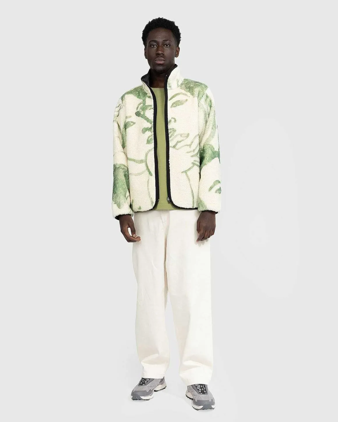 Hug Me Thight Fleecejakke Beige