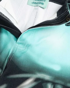 Jeans Med Tryk Blagron/Aqua