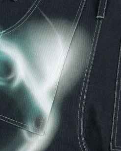 Jeans Med Tryk Blagron/Aqua