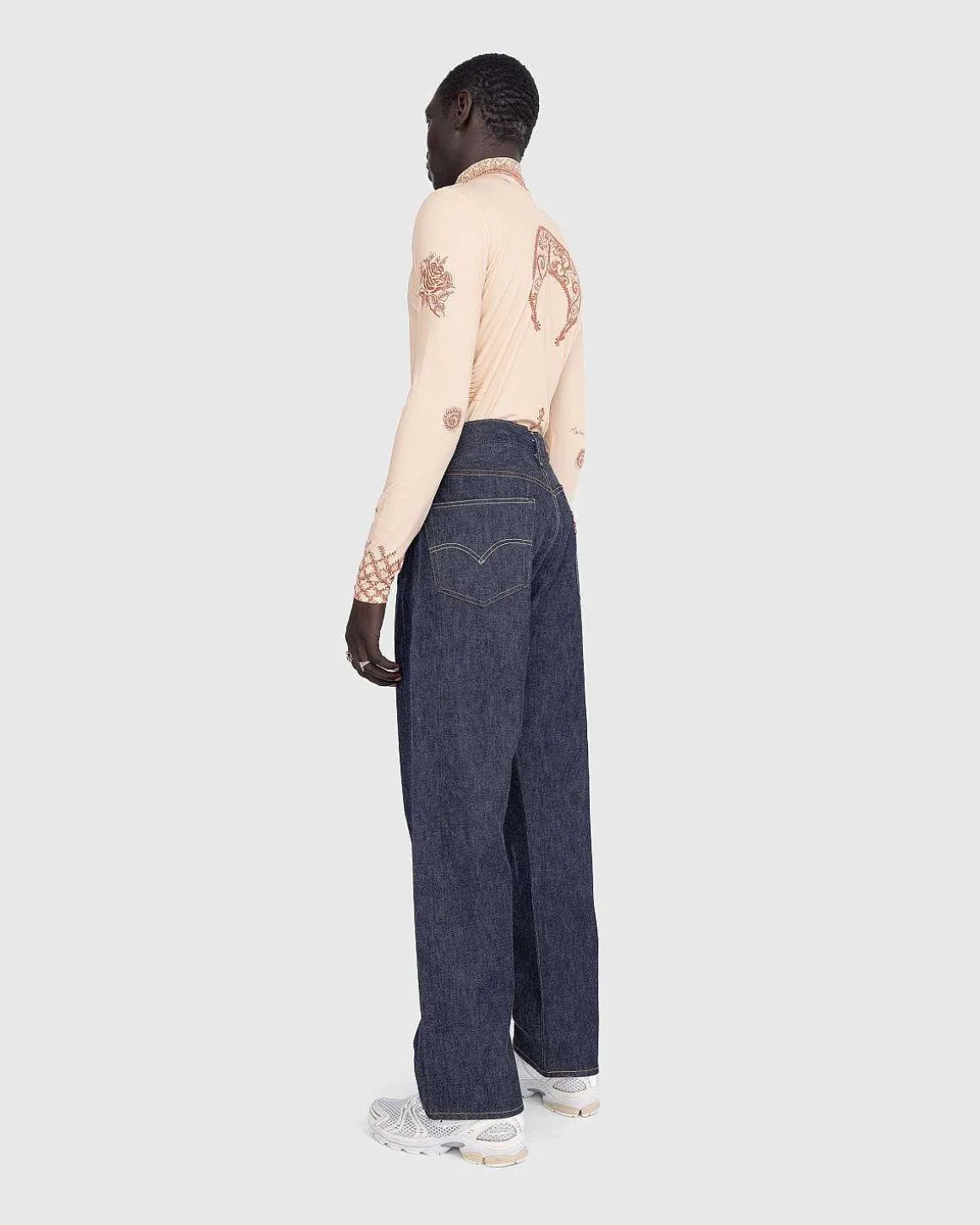 1955 501 Jeans Mork Indigo Flad Finish