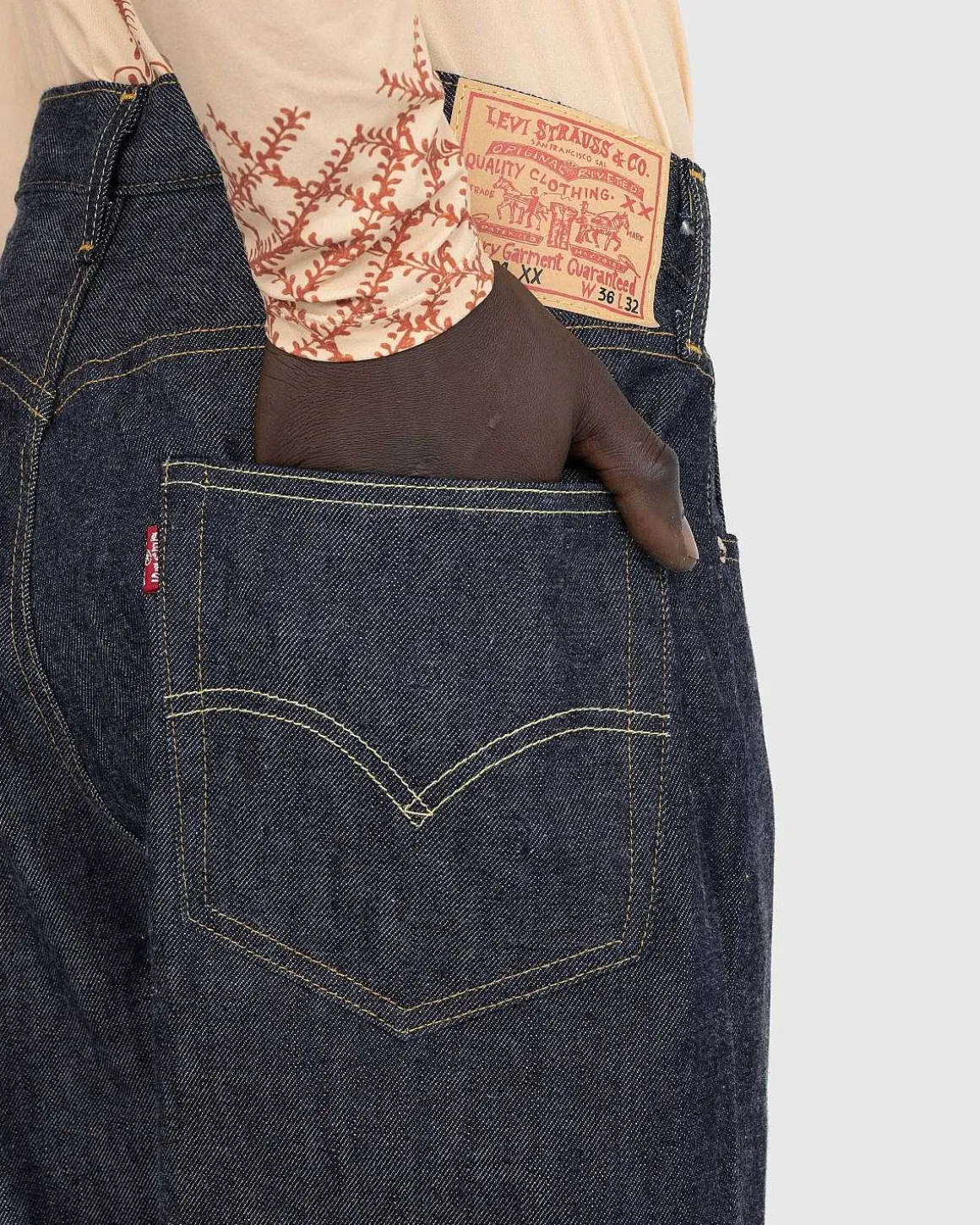 1955 501 Jeans Mork Indigo Flad Finish