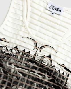 Jersey Tank Top Printet Diablo Hvid/Sort