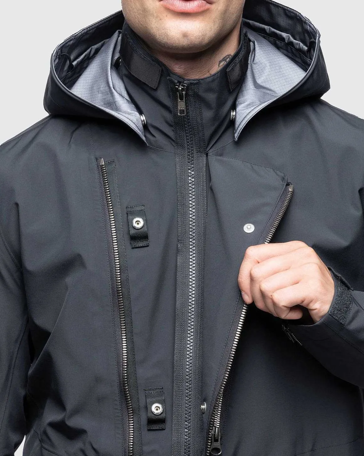 J68-Gt 3L Gore-Tex Pro Rider Jakke Sort