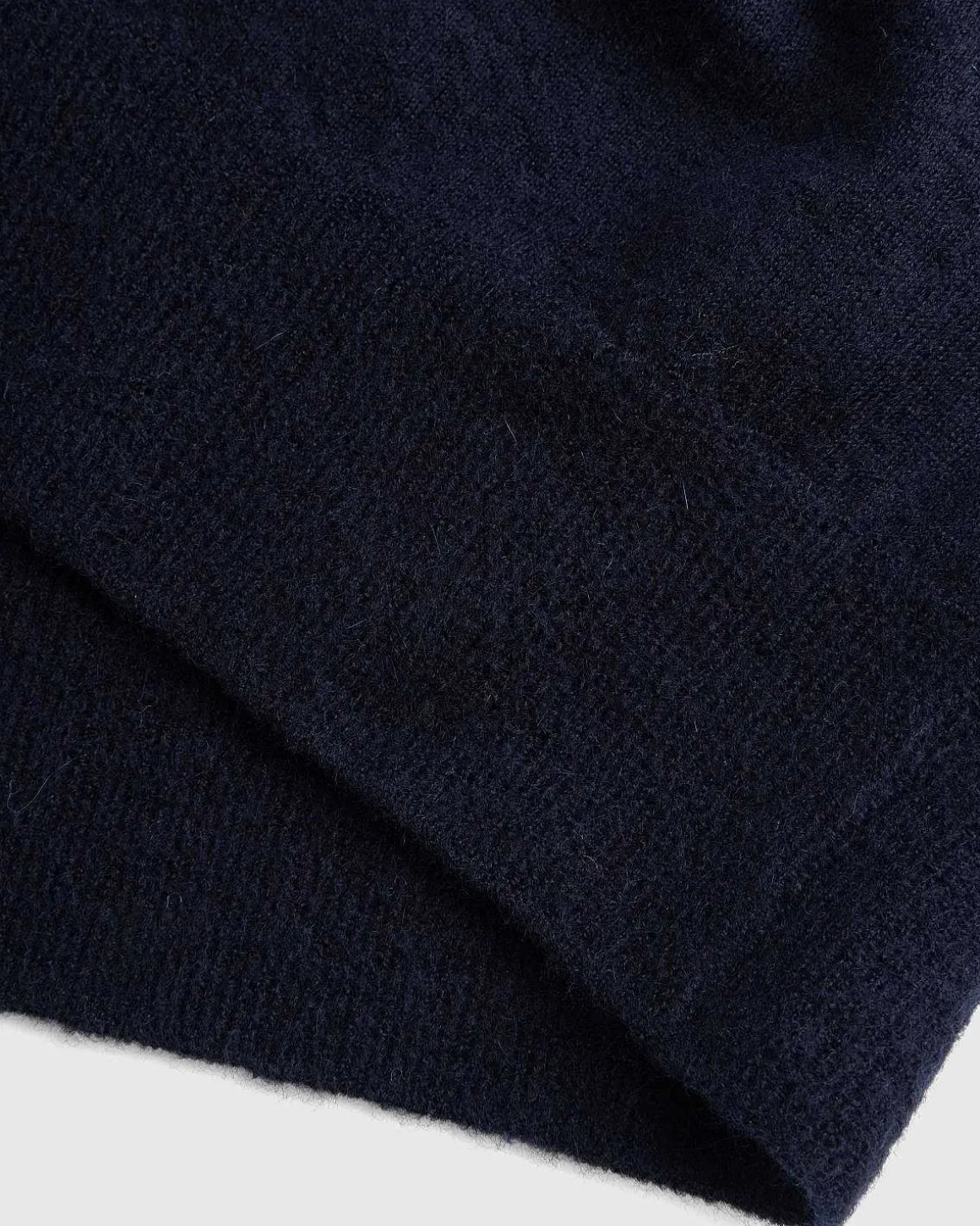 Joel Filted Cashmere Polo Midnight Blue