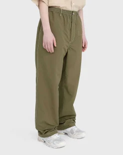 Kaki Bukser Med Kontraststik