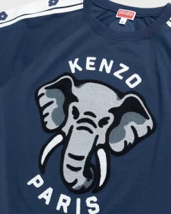 Kenzo Elephant Fitted T-Shirt Midnight Blue