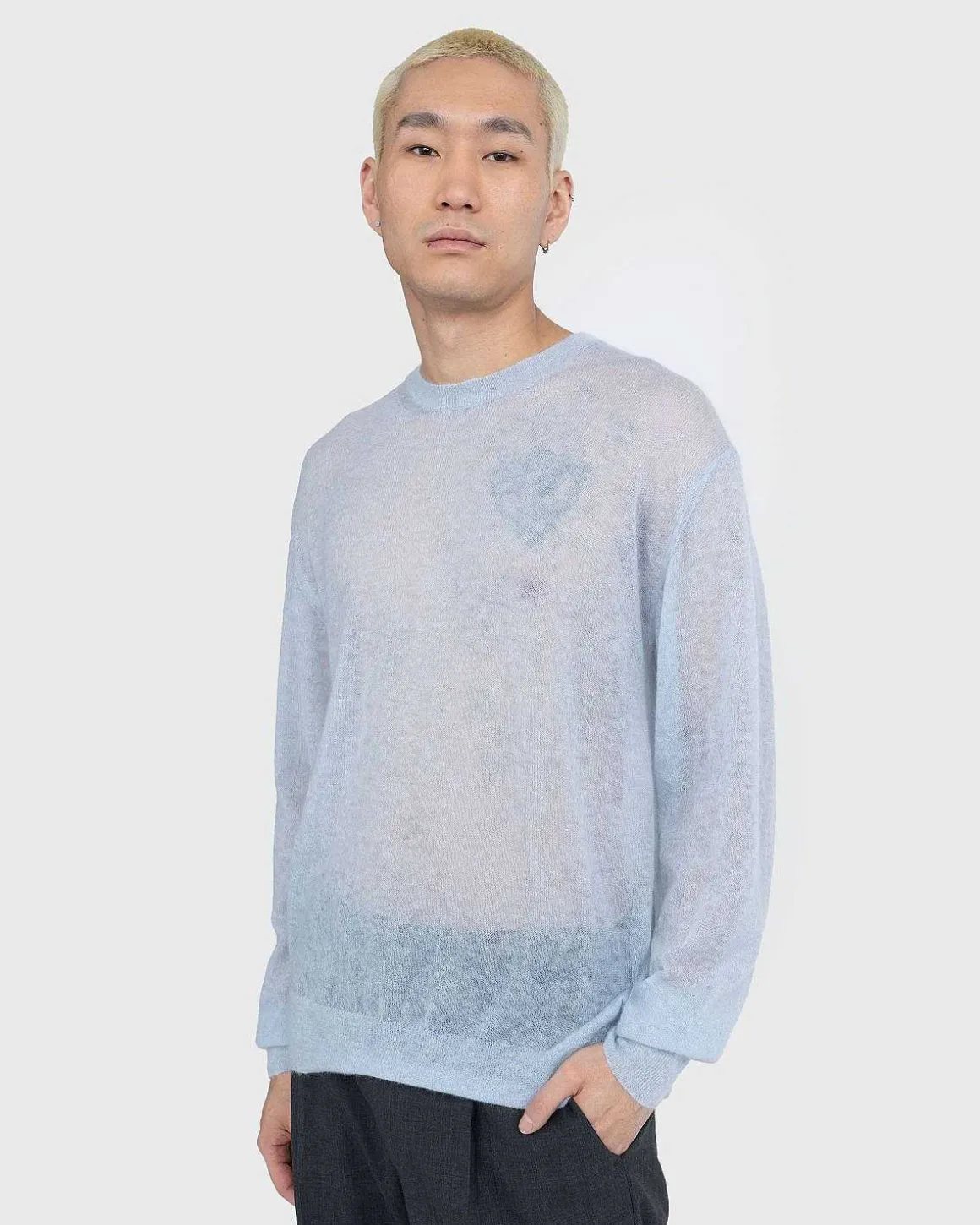 Kid Mohair Sheer Knit Lysebla