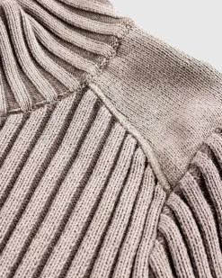 Klassisk Cardigan Med Lynlas Pink Stobt Bomuld Cash