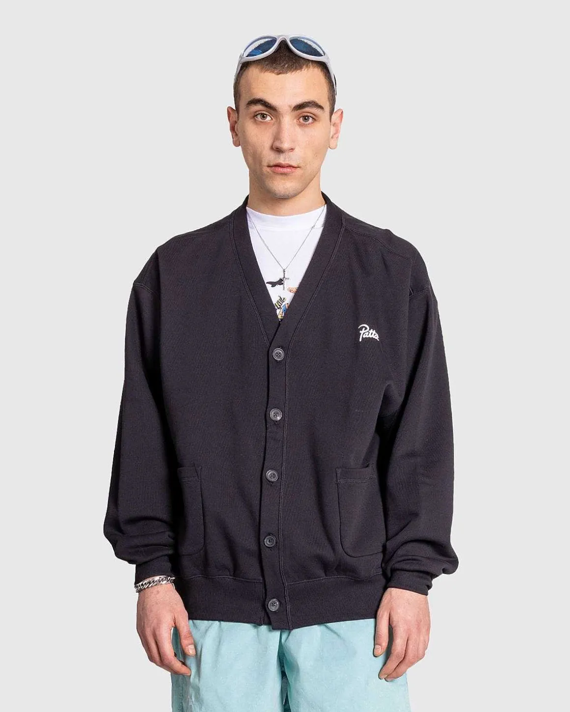 Klassisk Cardigan Sort