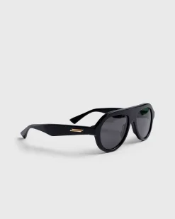 Klassiske Aviator Solbriller Sort/Gra