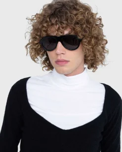 Klassiske Aviator Solbriller Sort/Gra