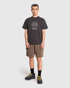 Klassiske Vaskede Cargo Joggingshorts Morel