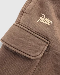 Klassiske Vaskede Cargo Joggingshorts Morel