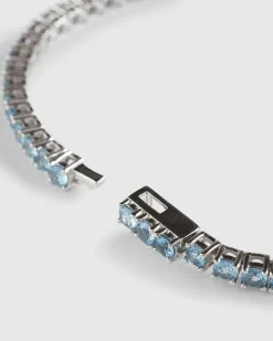 Klassisk Tennisarmband Bla