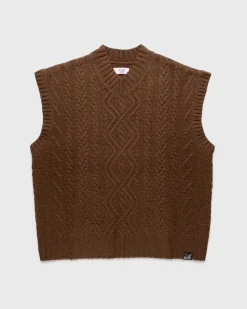 Kogt Kabelvest Brun