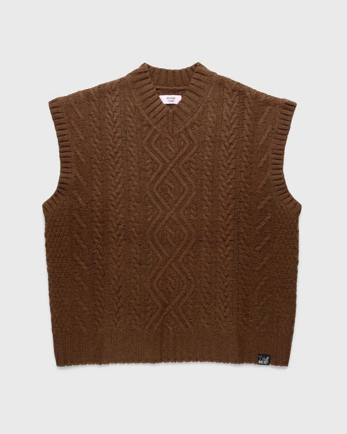 Kogt Kabelvest Brun
