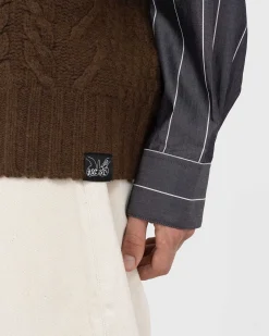 Kogt Kabelvest Brun