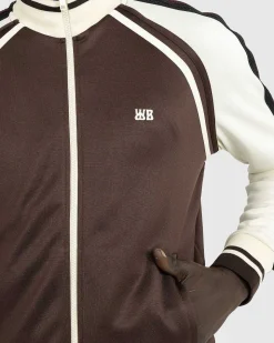 Kola Track Top Chestnut Brown/Ivory