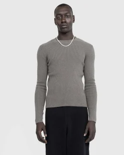 Kompakt Rundhals Mole Grey Super Wool