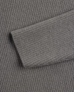 Kompakt Rundhals Mole Grey Super Wool