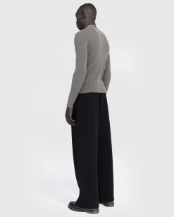 Kompakt Rundhals Mole Grey Super Wool