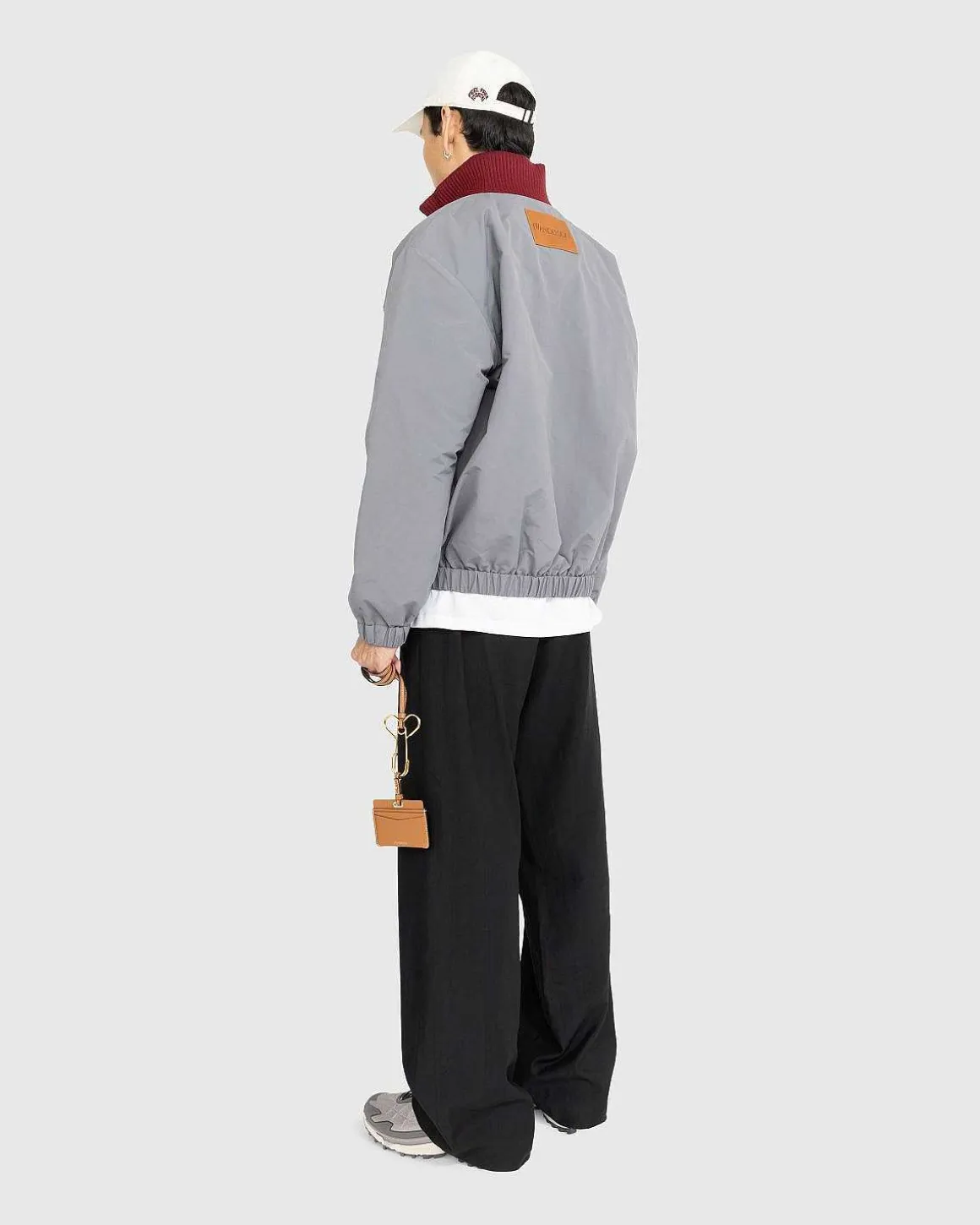 Kontrast Lynlas Foran Blouson Gra
