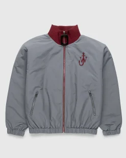 Kontrast Lynlas Foran Blouson Gra