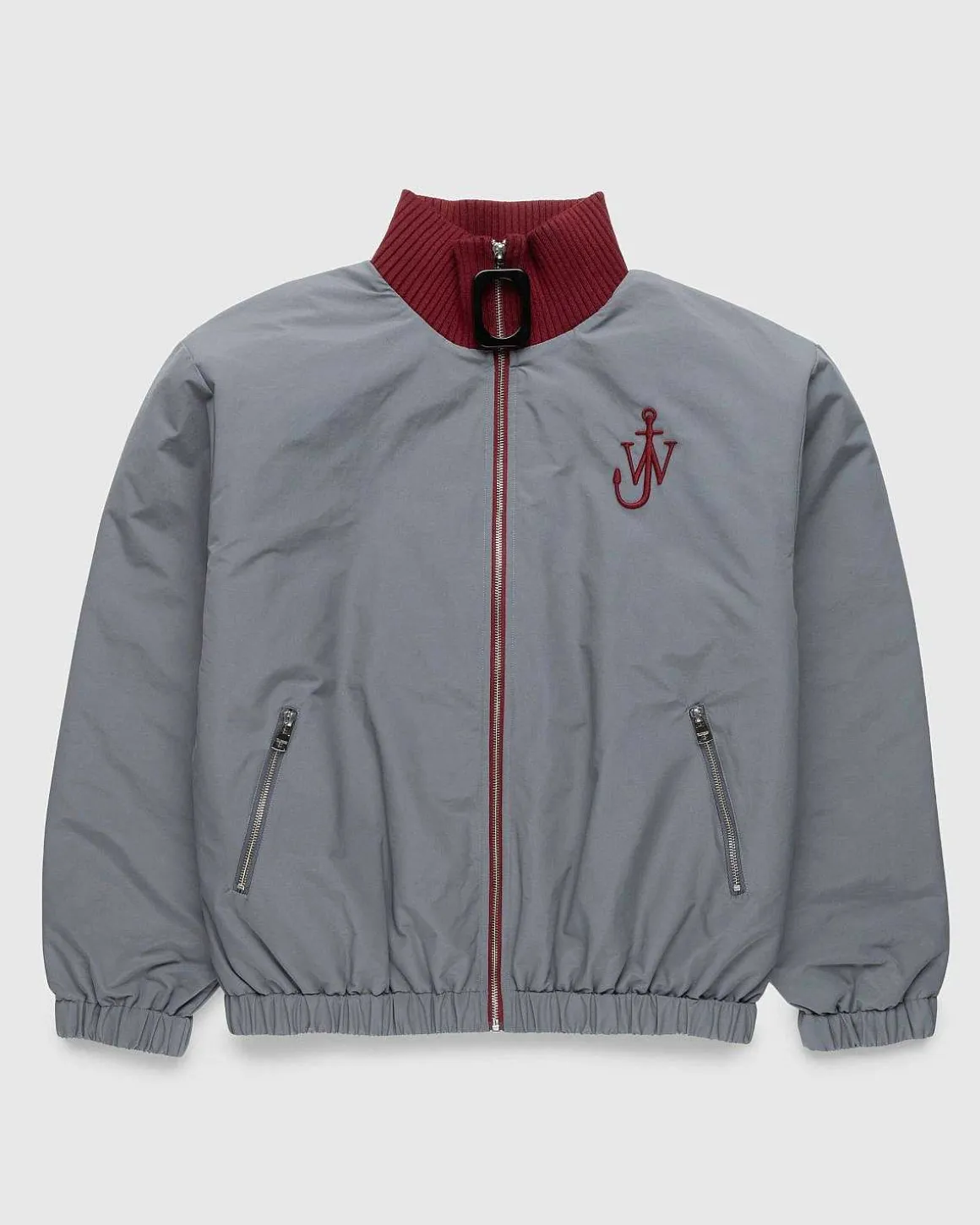 Kontrast Lynlas Foran Blouson Gra