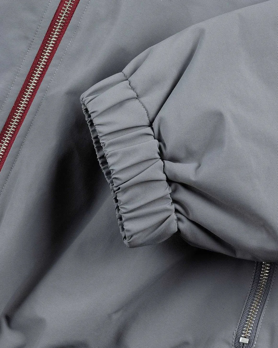 Kontrast Lynlas Foran Blouson Gra