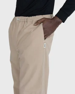 Kontrastsomsbukser Beige