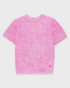 Kortaermet Crewneck Sweater Pink