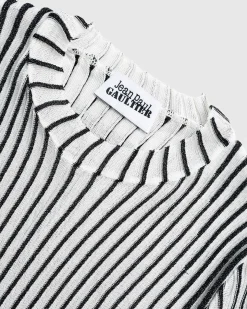 Kortaermet Trompe L'Oeil Body White