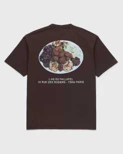 Kortaermet T-Shirt Brun