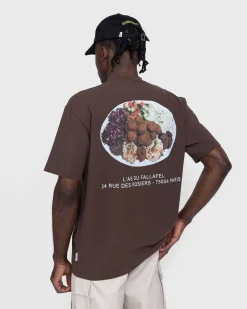 Kortaermet T-Shirt Brun