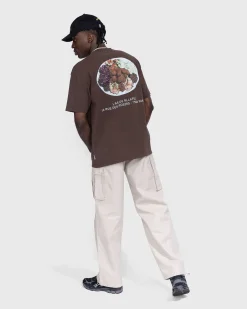 Kortaermet T-Shirt Brun