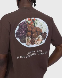 Kortaermet T-Shirt Brun