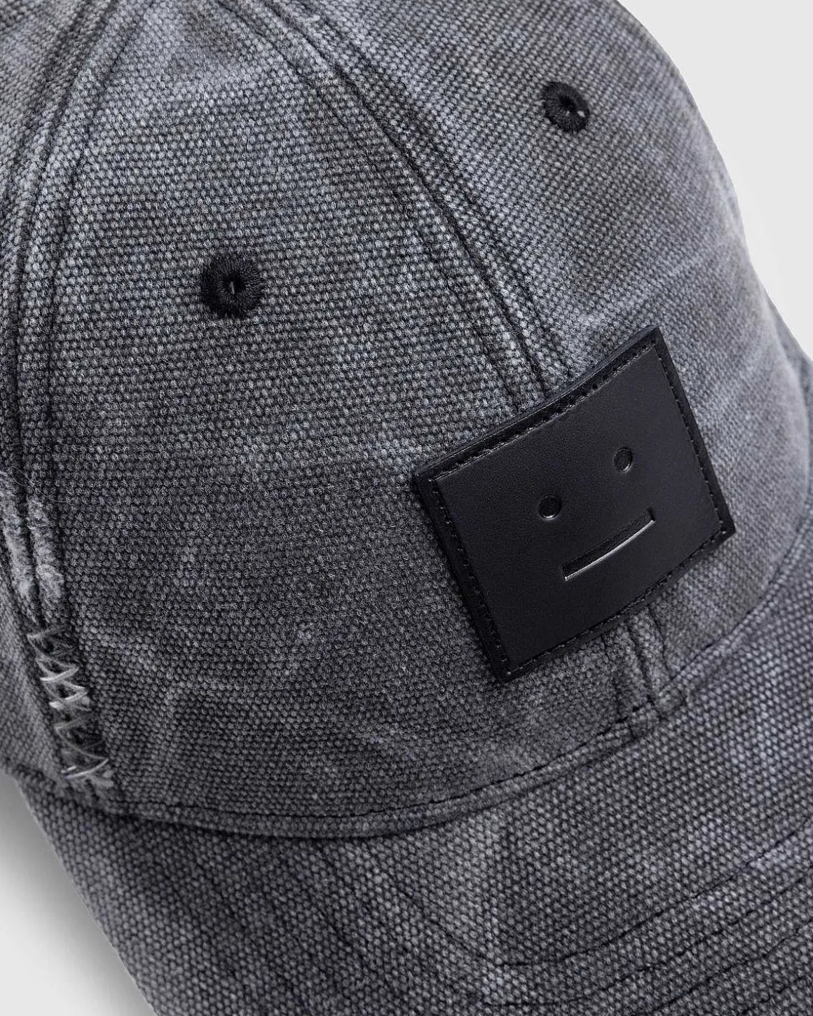 Laeder Face Patch Cap Carbon Grey
