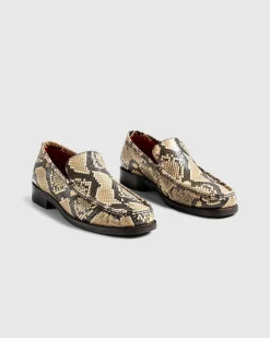 Laeder Loafers Beige